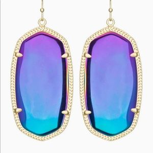 Kendra Scott Danielle Earrings - Reversible Black/Iridescent